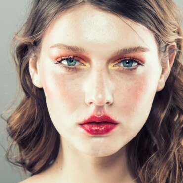 Color make up woman beauty portrait